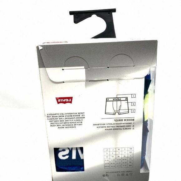💖MEGA SALE💖 Levi's 3 Pack Men's Size Boxer Brief 0597 37453 Trunks Cotton - Picture 9 of 9